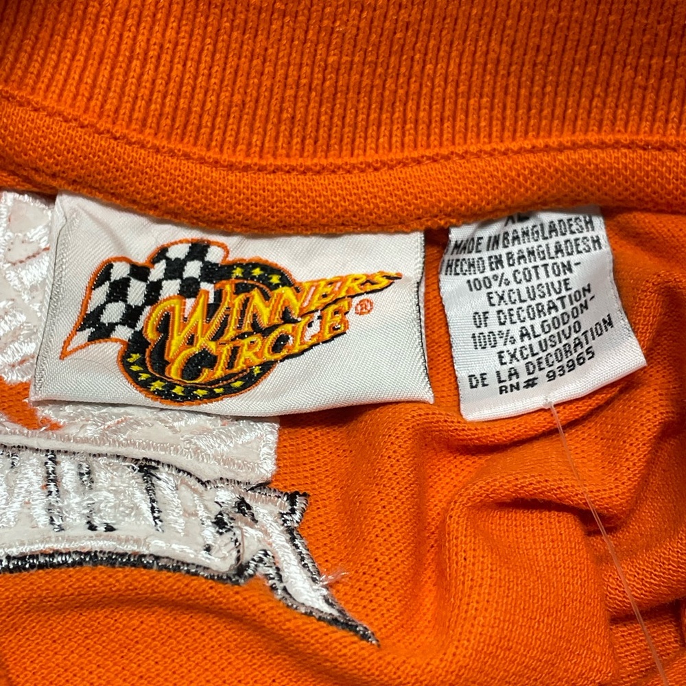 Vintage Tony Stewart 1990's Winners Circle Home Depot XL Polo New With Tag - Picture 4 of 8